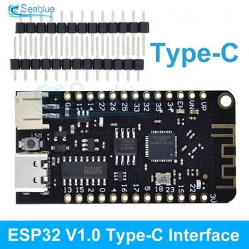C-típusú ESP32 Wifi Bluetooth Fejlesztési Tanács MicroPython 4 MB FLASH USB Arduino Lite ESP32 DIY Tartozékok