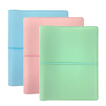 A5 Aranyos PVC Puha Bőr Jegyzettömb védőtasak Notebook Iroda Személyes Binde bőrtok Kreatív Kézikönyv Borító