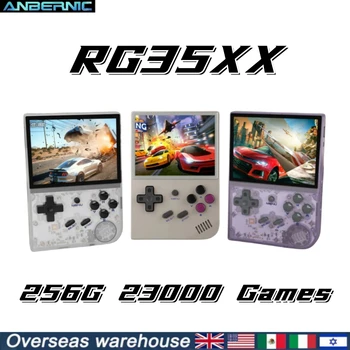 ANBERNIC-RG35XX hordozható retro kézi konzol játék super video lejátszó mini játék popit Linux Rendszer IPS kijelző Támogatás-HDMITV